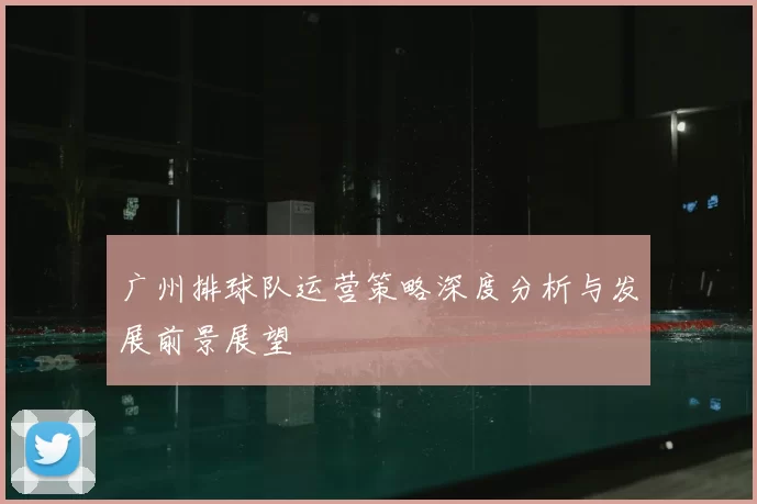 广州排球队运营策略深度分析与发展前景展望