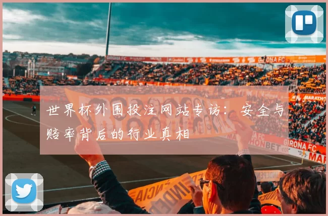世界杯外围投注网站专访：安全与赔率背后的行业真相